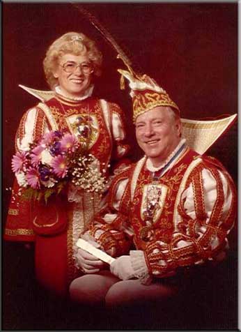 Prinz Albert I. und PrinzessinHertha im Jahr 1984