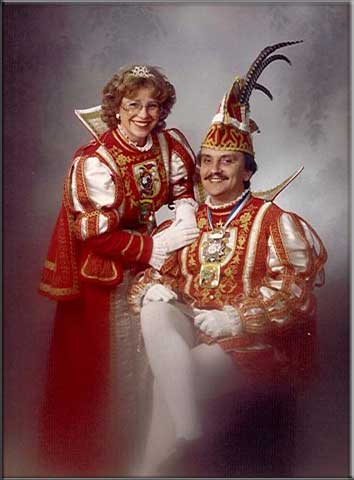 Prinz Hartmut I. und PrinzessinKarin im Jahr 1986